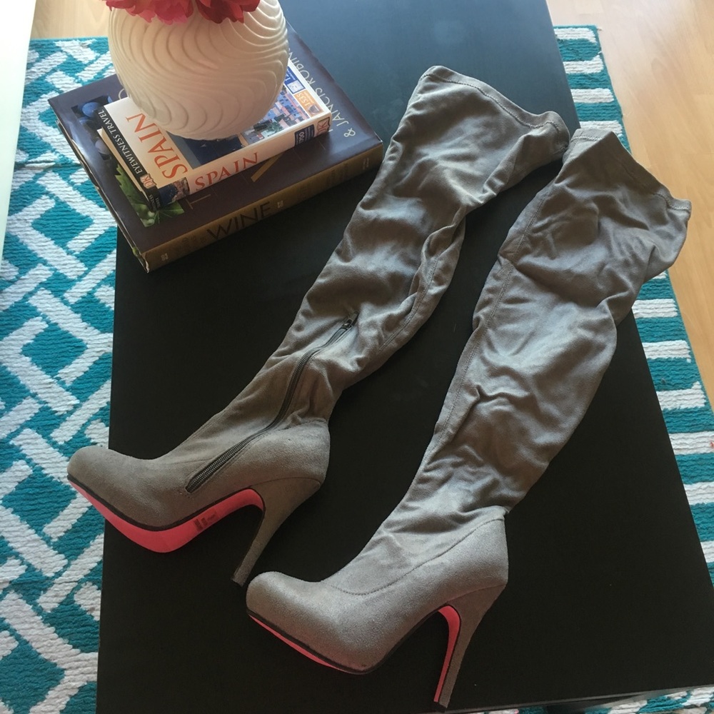 Grey Boots